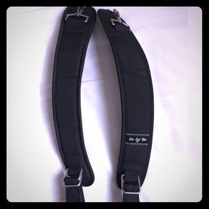 JuJuBe black & silver BFF backpack straps